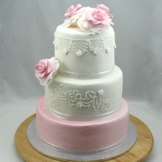 Wedding Cake Fondant Roses (D)
